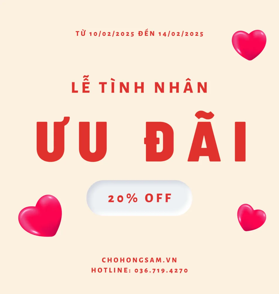 Ưu đãi "Nóng bỏng tay" mừng ngày Valentine 14/02/2025